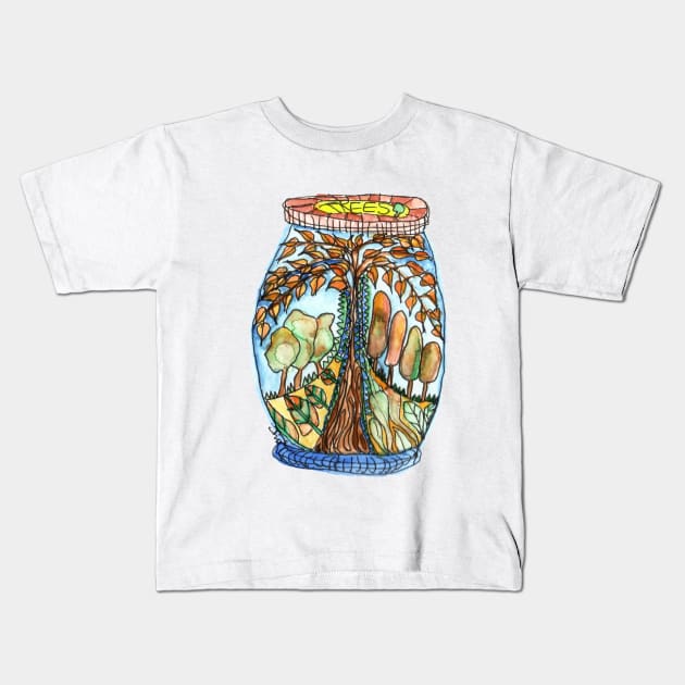 Treearium #3 Kids T-Shirt by wiccked